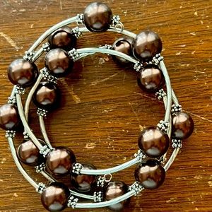 COPPER COLORED WRAP AROUND BRACELET